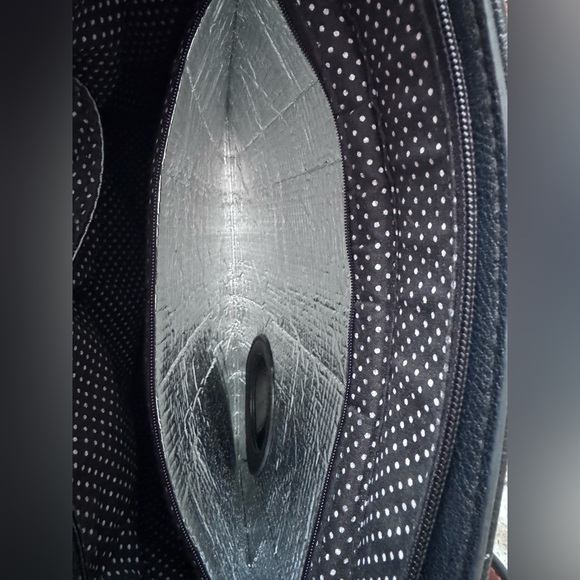 Porto Vino Wine Purse Lunch Bag Shoulder Tote with 3 Bladder Inserts EUC - Picture 5 of 6